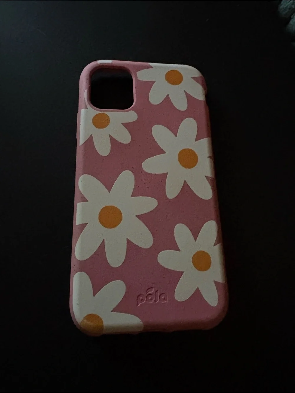Pela Pink Daisy Compostable iPhone 11 Case | Floral Eco-Friendly Phone Case